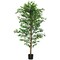 6ft Artificial Tree Ficus for Indoor Outdoor Home Decor, Fake Tree
